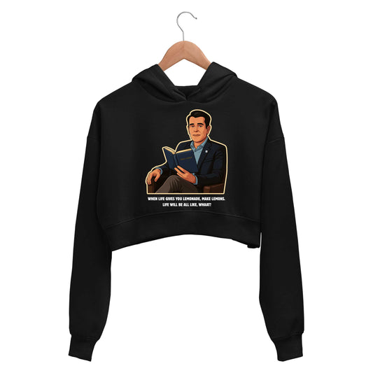 modern family make lemons crop hoodie hooded sweatshirt upper winterwear tv & movies buy online india the banyan tee tbt men women girls boys unisex black