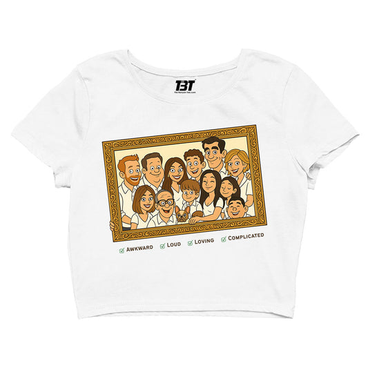modern family the family frame crop top tv & movies buy online united states of america usa the banyan tee tbt men women girls boys unisex s