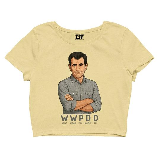 modern family what would phil do crop top tv & movies buy online united states of america usa the banyan tee tbt men women girls boys unisex s