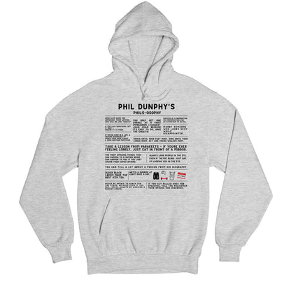 modern family the dunphy doctrine hoodie hooded sweatshirt winterwear tv & movies buy online united states usa the banyan tee tbt men women girls boys unisex gray