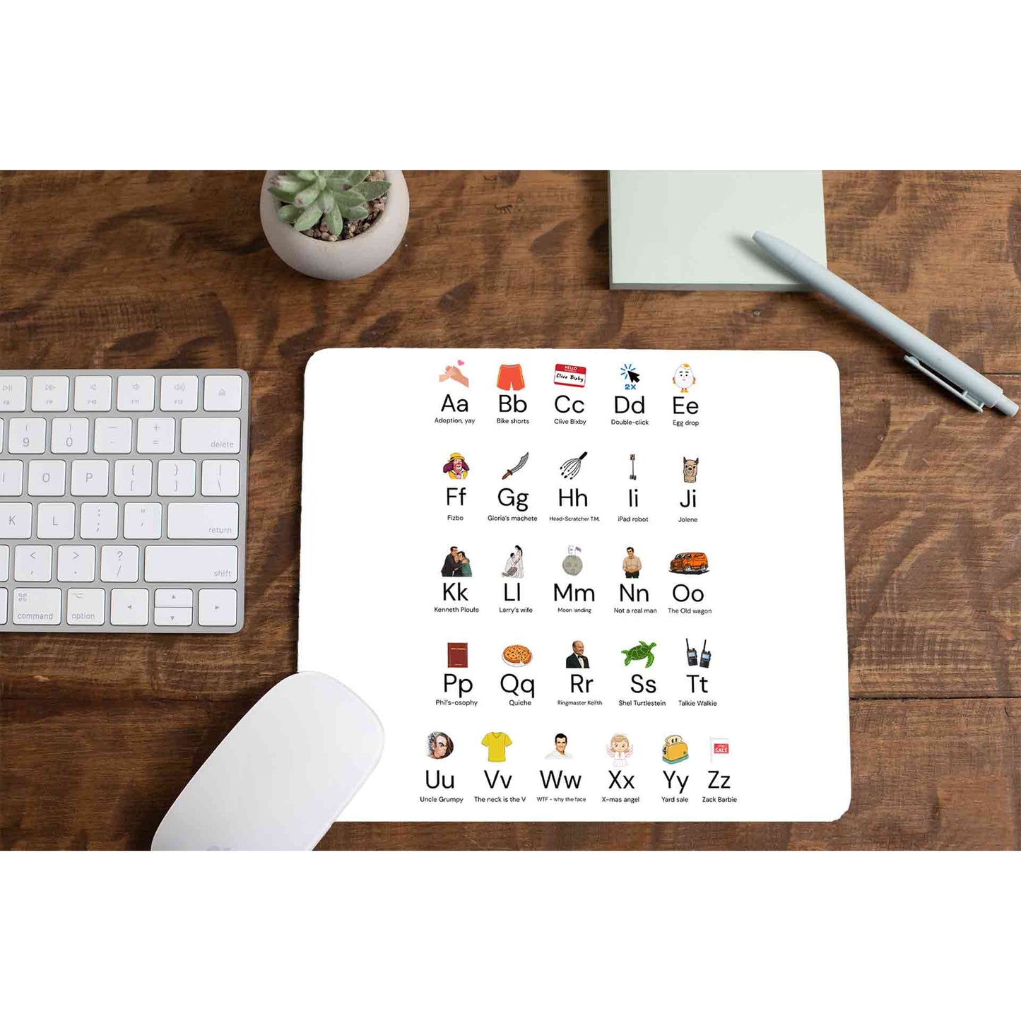 modern family modern alphabet mousepad logitech large anime tv & movies buy online united states us the banyan tee tbt men women girls boys unisex
