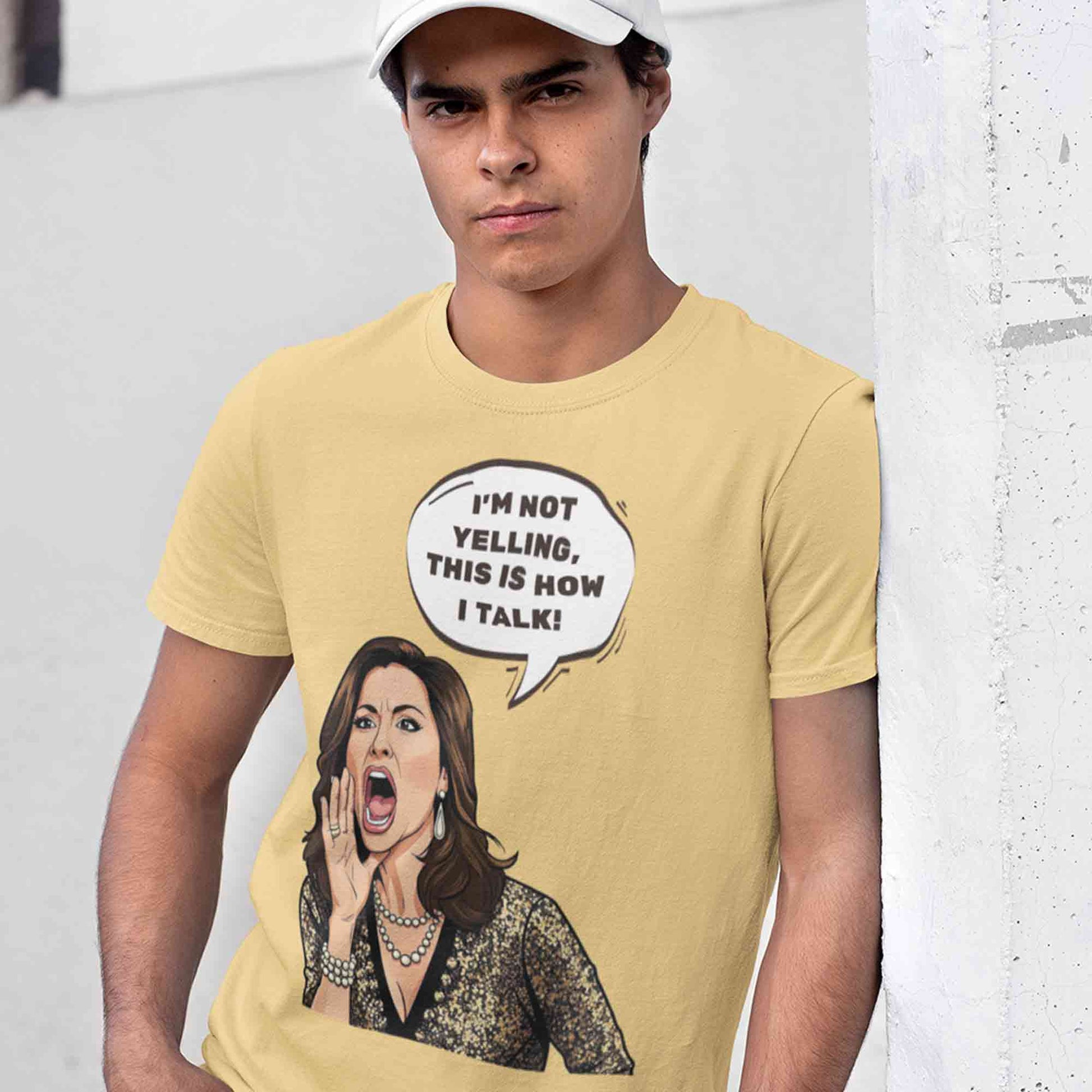 modern family how i talk t-shirt tv & movies buy online united states of america usa the banyan tee tbt men women girls boys unisex beige