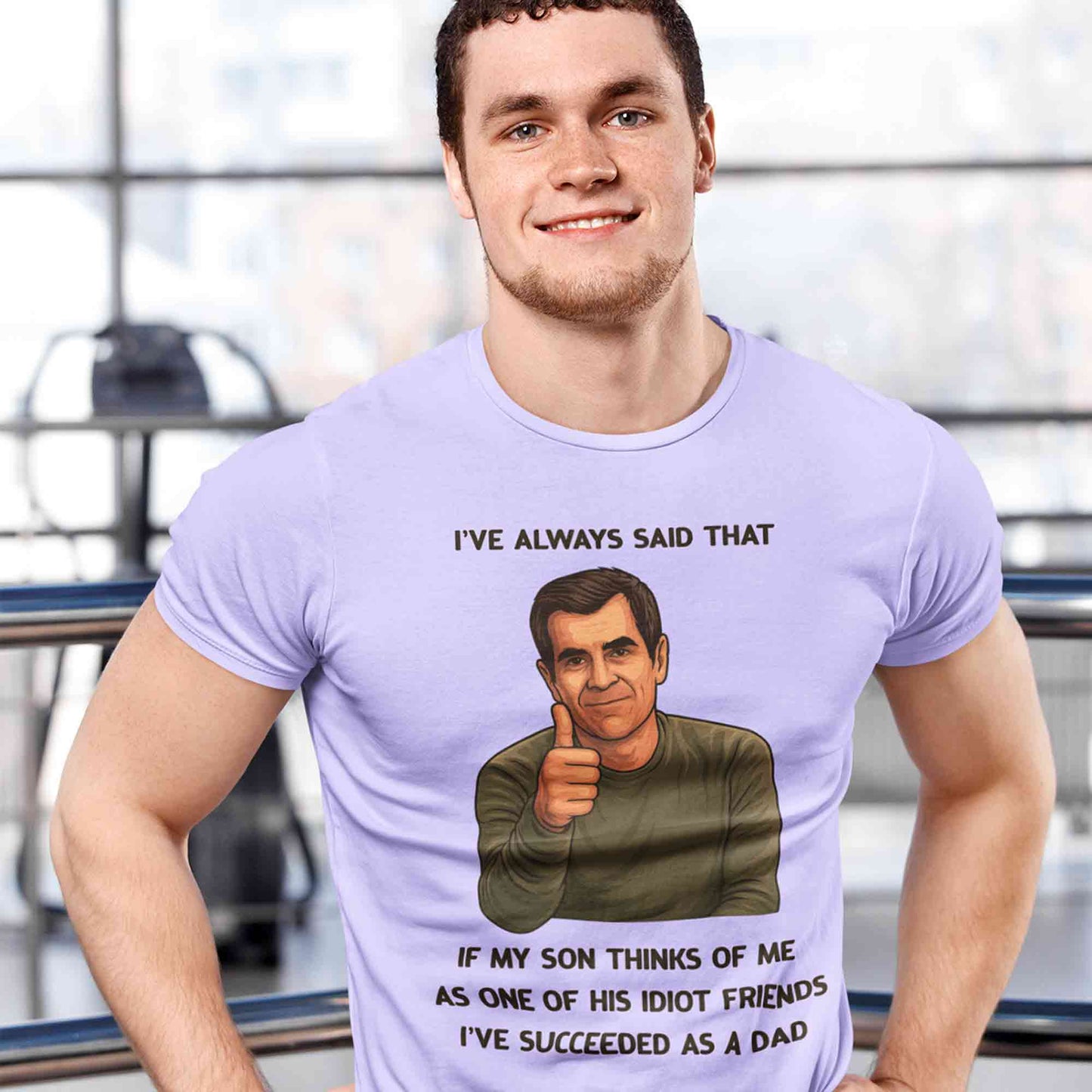 modern family succeeded as a dad t-shirt tv & movies buy online united states of america usa the banyan tee tbt men women girls boys unisex lavender