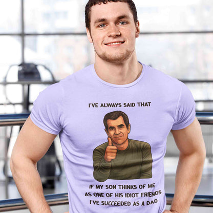 modern family succeeded as a dad t-shirt tv & movies buy online united states of america usa the banyan tee tbt men women girls boys unisex lavender