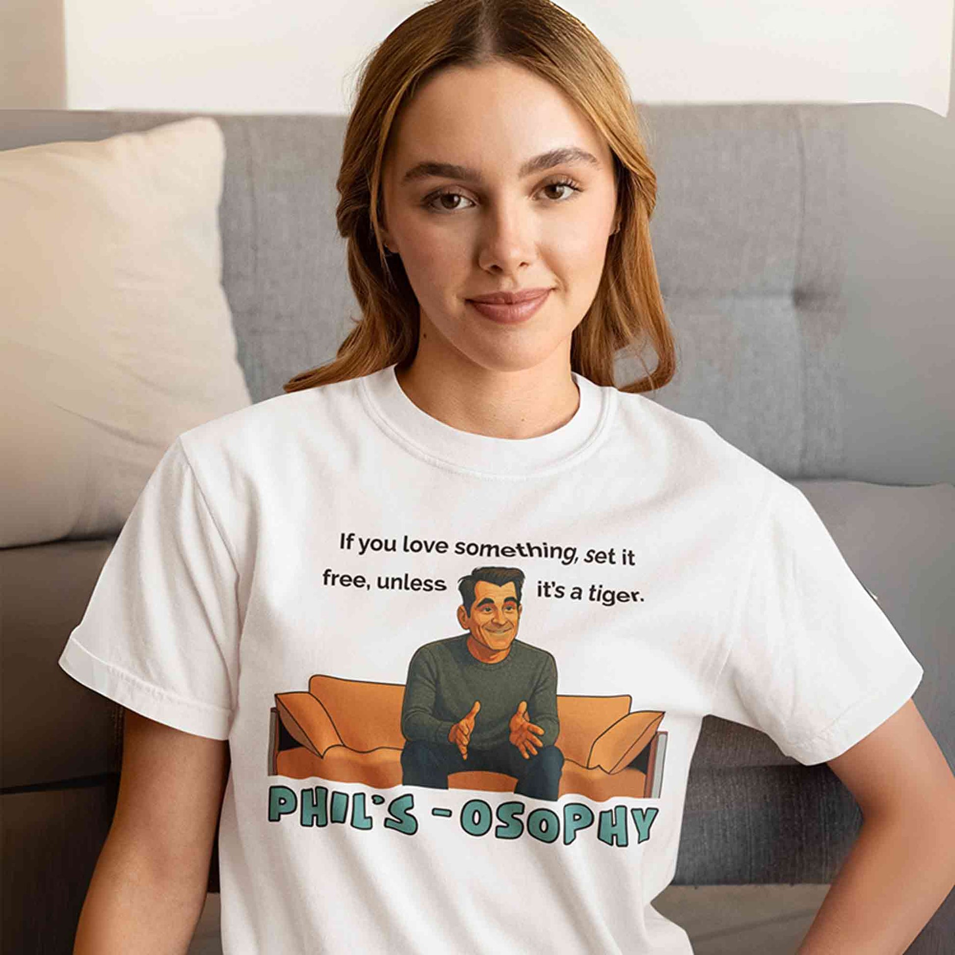 modern family philsosophy t-shirt tv & movies buy online united states of america usa the banyan tee tbt men women girls boys unisex white