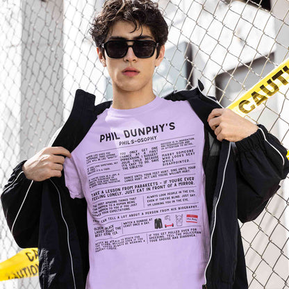 modern family the dunphy doctrine t-shirt tv & movies buy online united states of america usa the banyan tee tbt men women girls boys unisex lavender