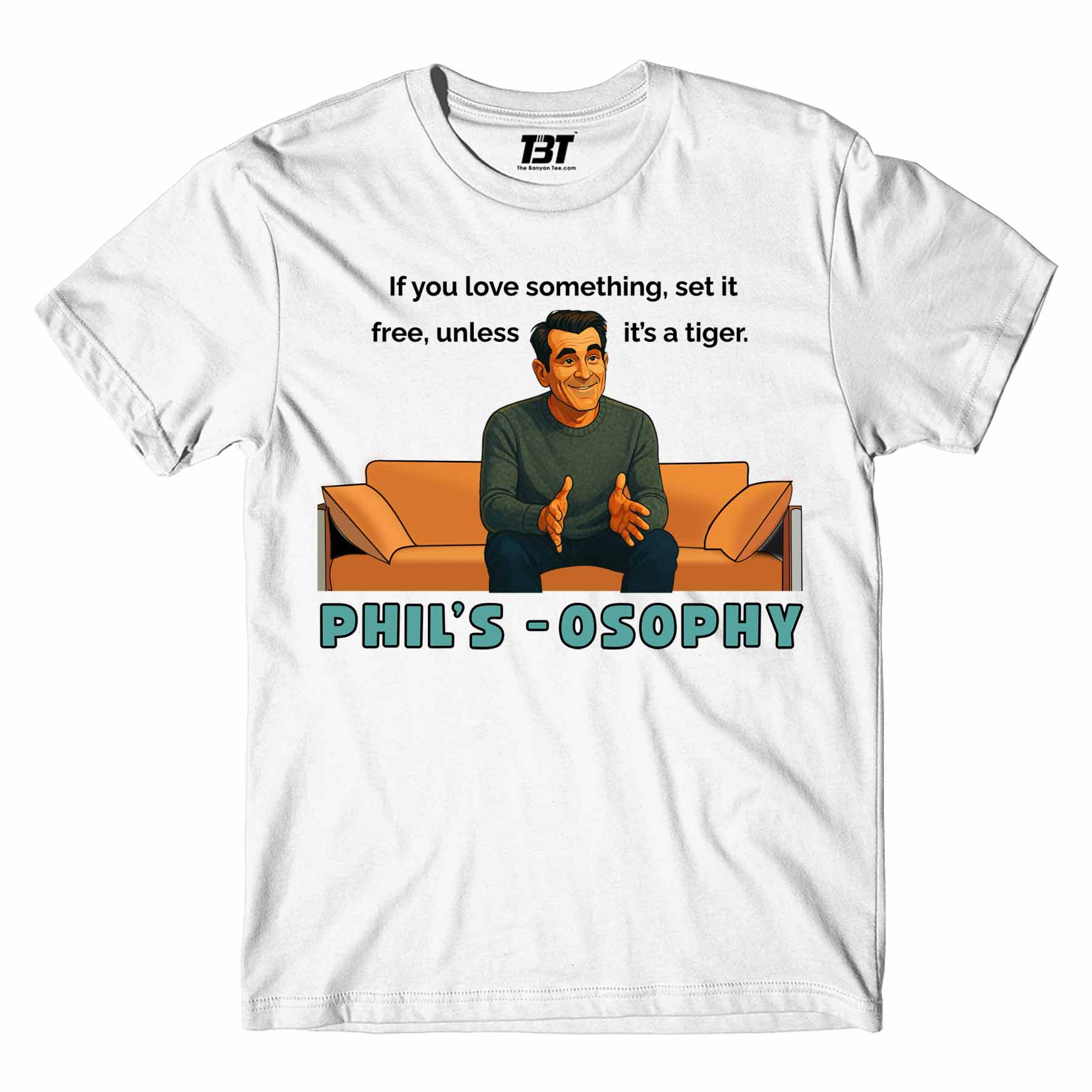 modern family philsosophy t-shirt tv & movies buy online united states of america usa the banyan tee tbt men women girls boys unisex white