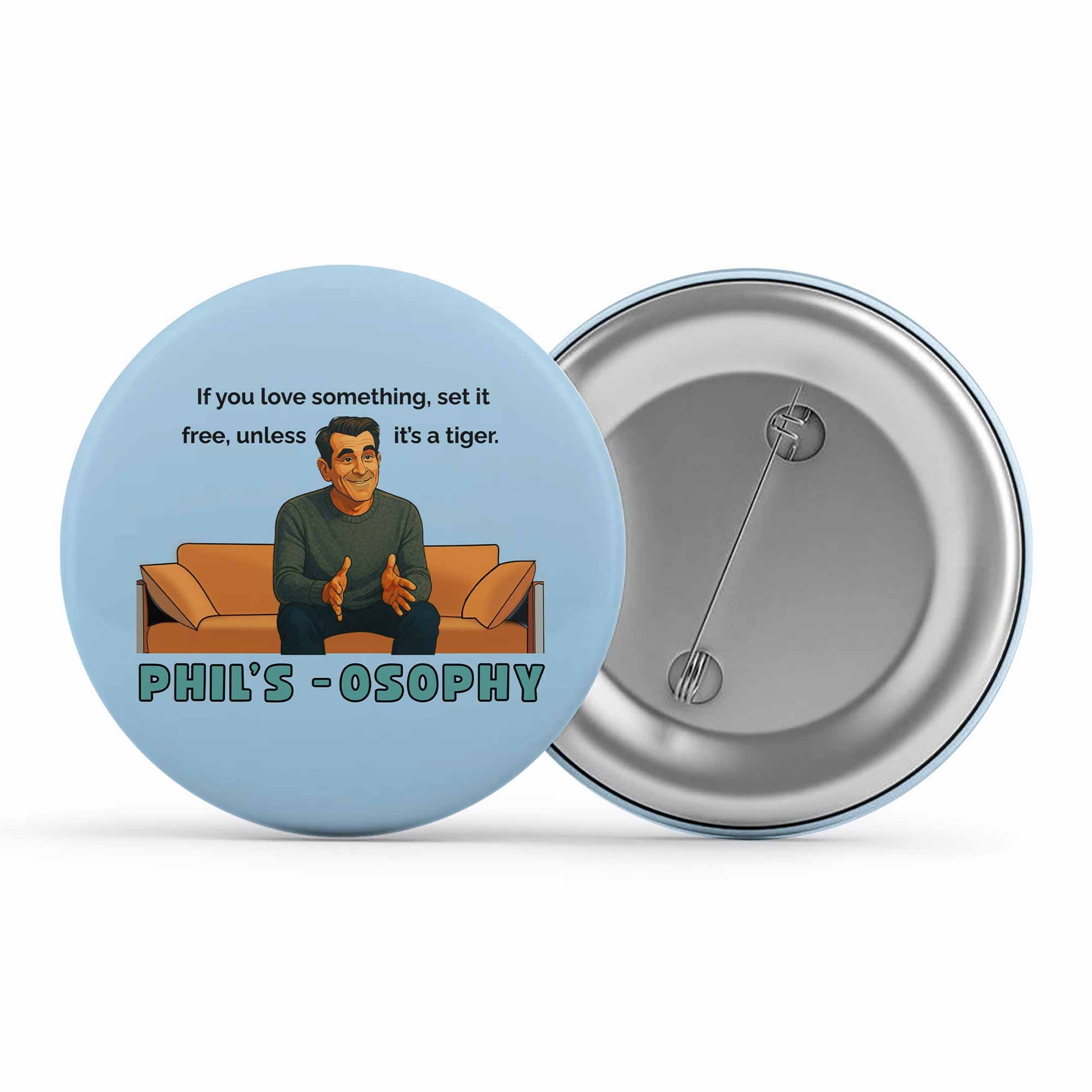 modern family philsosophy badge pin button tv & movies buy online united states us the banyan tee tbt men women girls boys unisex