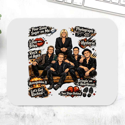 def leppard doodle leppard mousepad logitech large anime music band buy online united states usa the banyan tee tbt men women girls boys unisex  