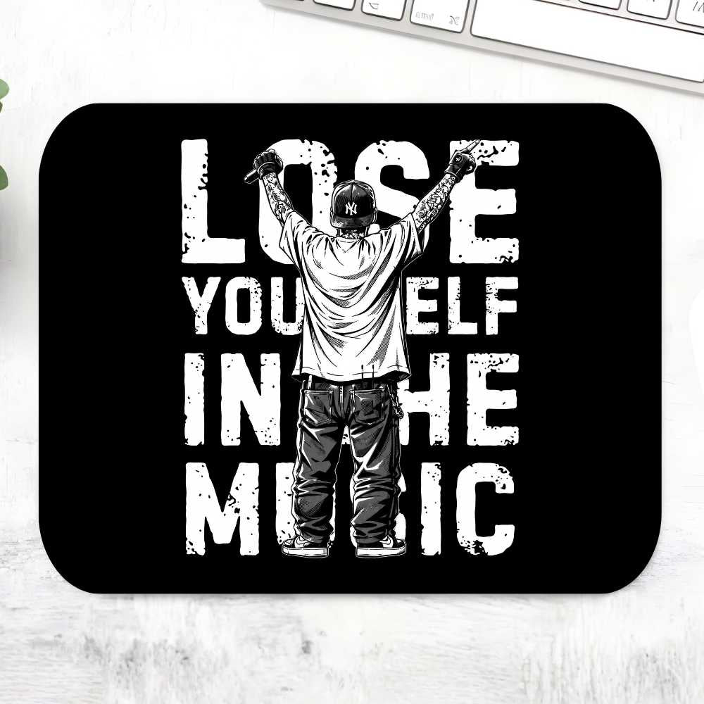 eminem lose yourself in the music mousepad logitech large anime music band buy online united states usa the banyan tee tbt men women girls boys unisex  