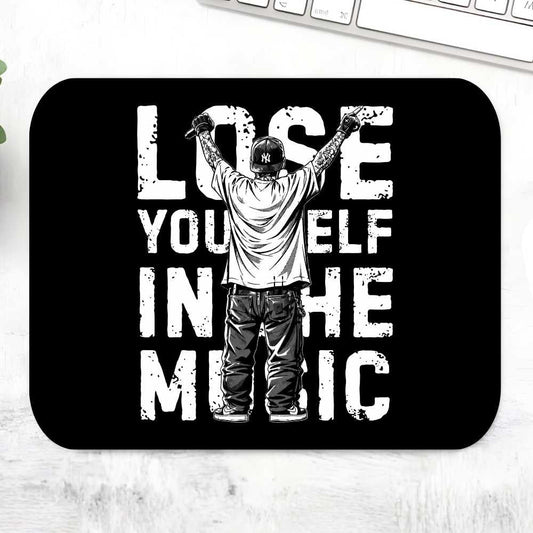 eminem lose yourself in the music mousepad logitech large anime music band buy online united states usa the banyan tee tbt men women girls boys unisex  