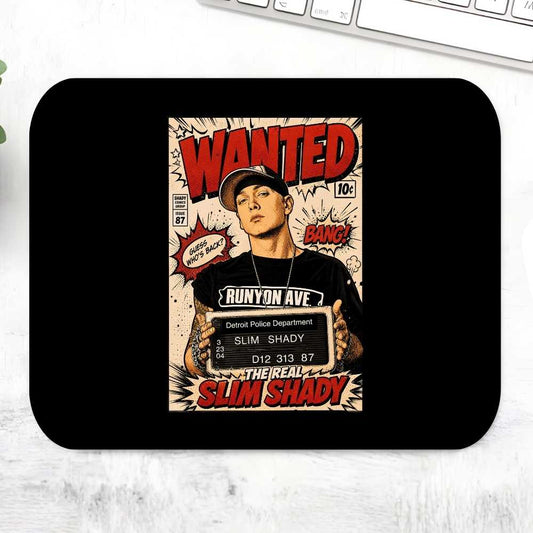eminem real slim shady mousepad logitech large anime music band buy online united states usa the banyan tee tbt men women girls boys unisex  