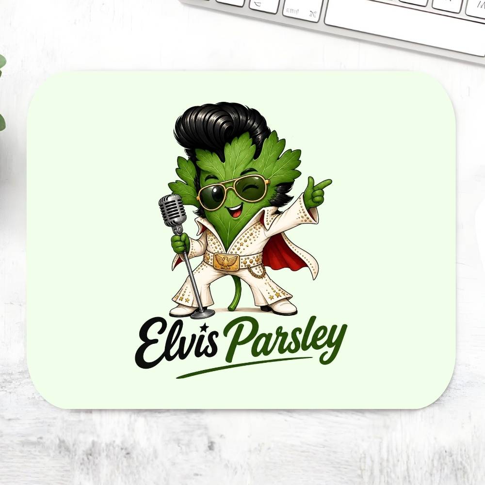 elvis presley parsley mousepad logitech large anime music band buy online united states usa the banyan tee tbt men women girls boys unisex  