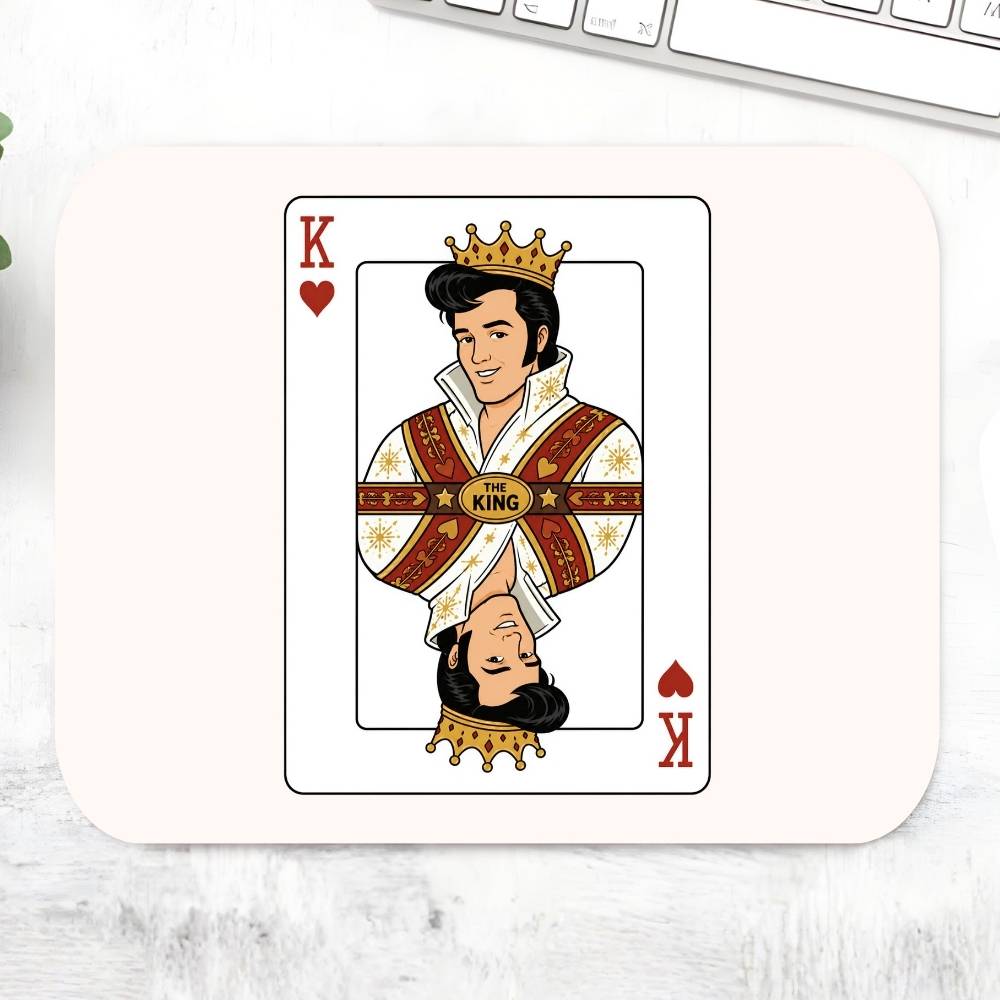 elvis presley the king of rock and roll mousepad logitech large anime music band buy online united states usa the banyan tee tbt men women girls boys unisex  