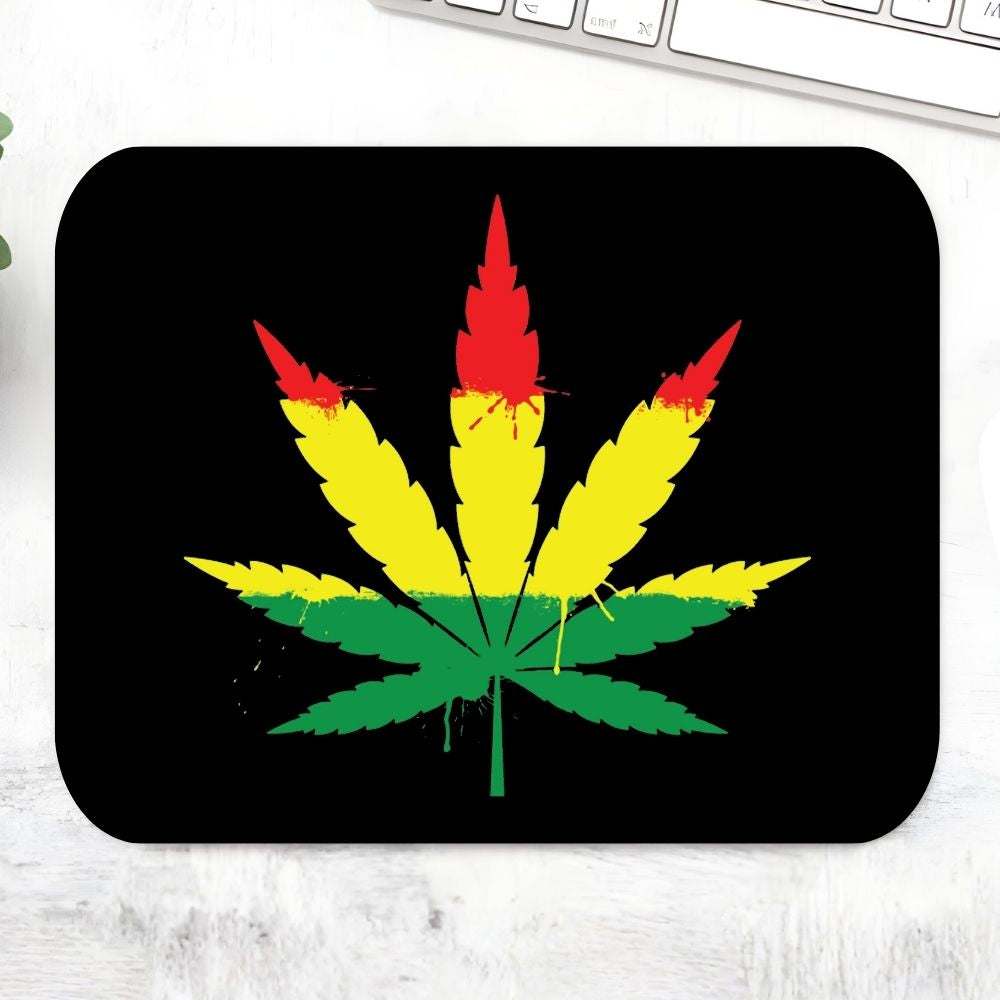 bob marley unity leaf mousepad logitech large anime music band buy online united states usa the banyan tee tbt men women girls boys unisex  