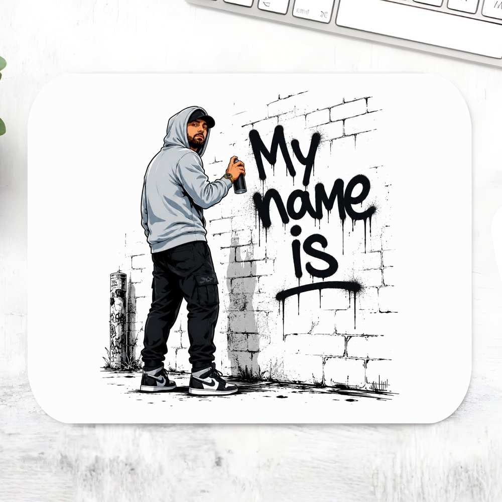 eminem my name is mousepad logitech large anime music band buy online united states usa the banyan tee tbt men women girls boys unisex  