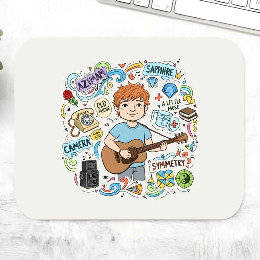 ed sheeran gingerverse mousepad logitech large anime music band buy online united states usa the banyan tee tbt men women girls boys unisex  