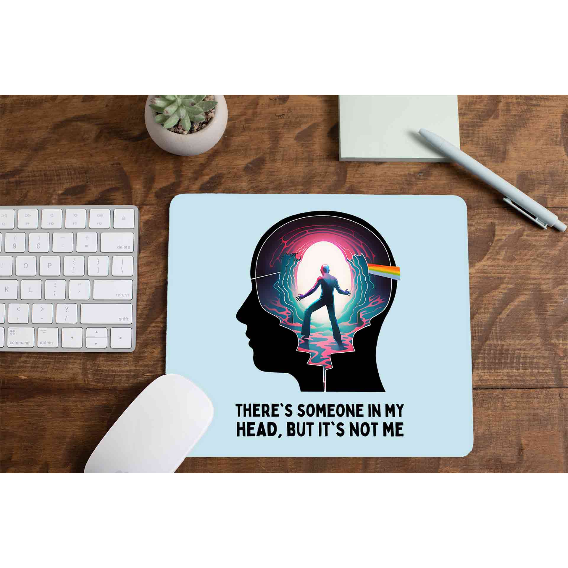 Brain Damage Pink Floyd Mousepad gaming logitech mouse pad large online price The Banyan Tee TBT