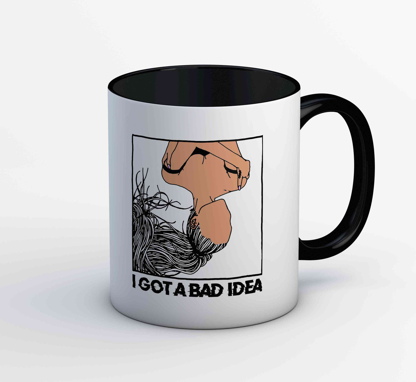 ariana grande bad idea mug coffee ceramic music band buy online usa united states of america the banyan tee tbt men women girls boys unisex