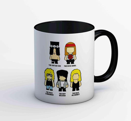 guns n' roses toon rebels mug coffee ceramic music band buy online united states of america usa the banyan tee tbt men women girls boys unisex  