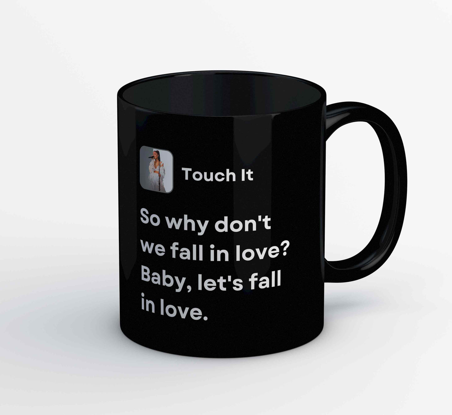 ariana grande touch it mug coffee ceramic music band buy online usa united states of america the banyan tee tbt men women girls boys unisex