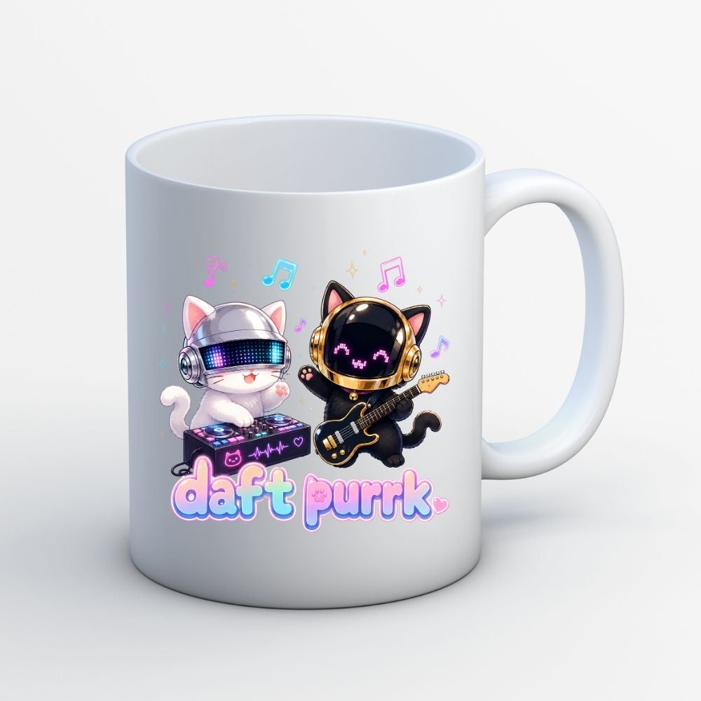 daft punk daft purrk mug coffee ceramic music band buy online united states usa the banyan tee tbt men women girls boys unisex  