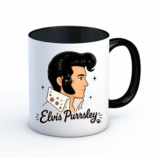 elvis presley purrsley mug coffee ceramic music band buy online united states usa the banyan tee tbt men women girls boys unisex  