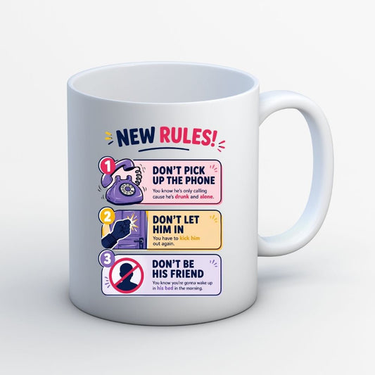 dua lipa new rules mug coffee ceramic music band buy online india the banyan tee tbt men women girls boys unisex  