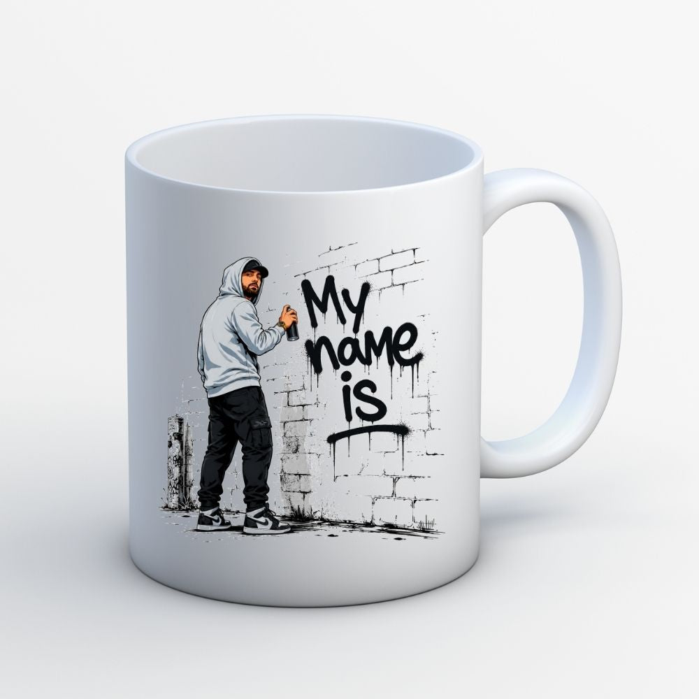 eminem my name is mug coffee ceramic music band buy online united states usa the banyan tee tbt men women girls boys unisex  