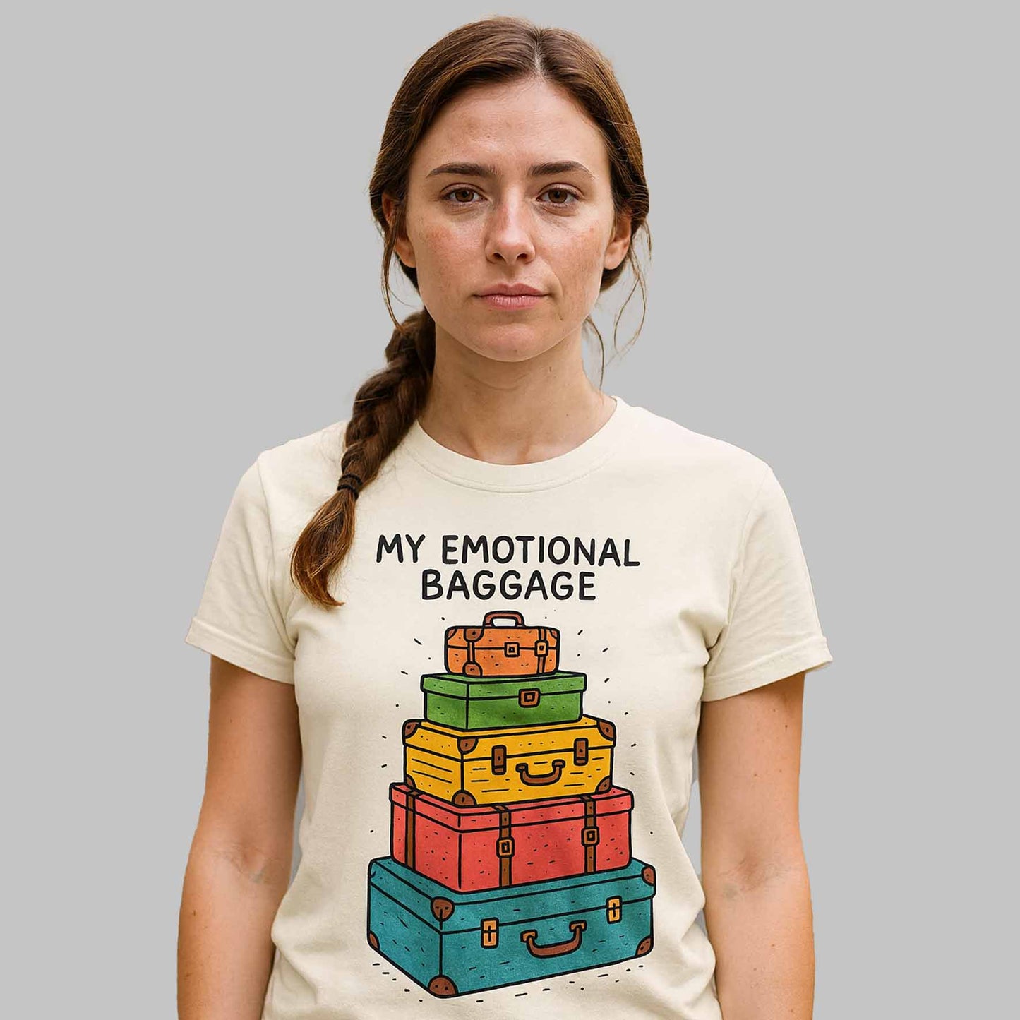 graphic my emotional baggage t-shirt printed graphic stylish buy online united states usa the banyan tee tbt men women girls boys unisex off white 