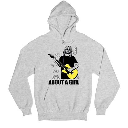 nirvana about a girl hoodie hooded sweatshirt winterwear music band buy online united states usa the banyan tee tbt men women girls boys unisex gray