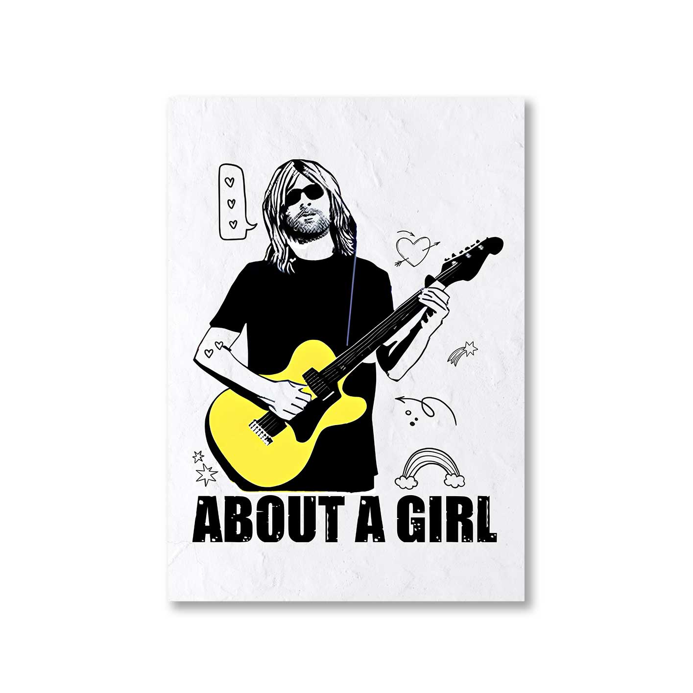 nirvana about a girl poster wall art buy online united states of america usa the banyan tee tbt a4