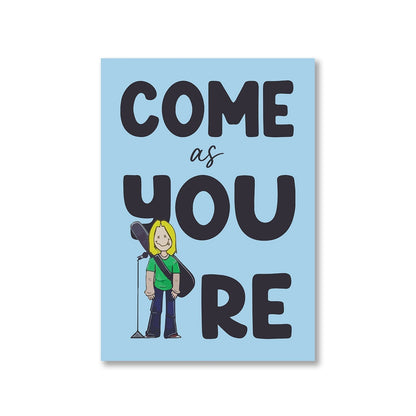 nirvana come as you are poster wall art buy online united states of america usa the banyan tee tbt a4