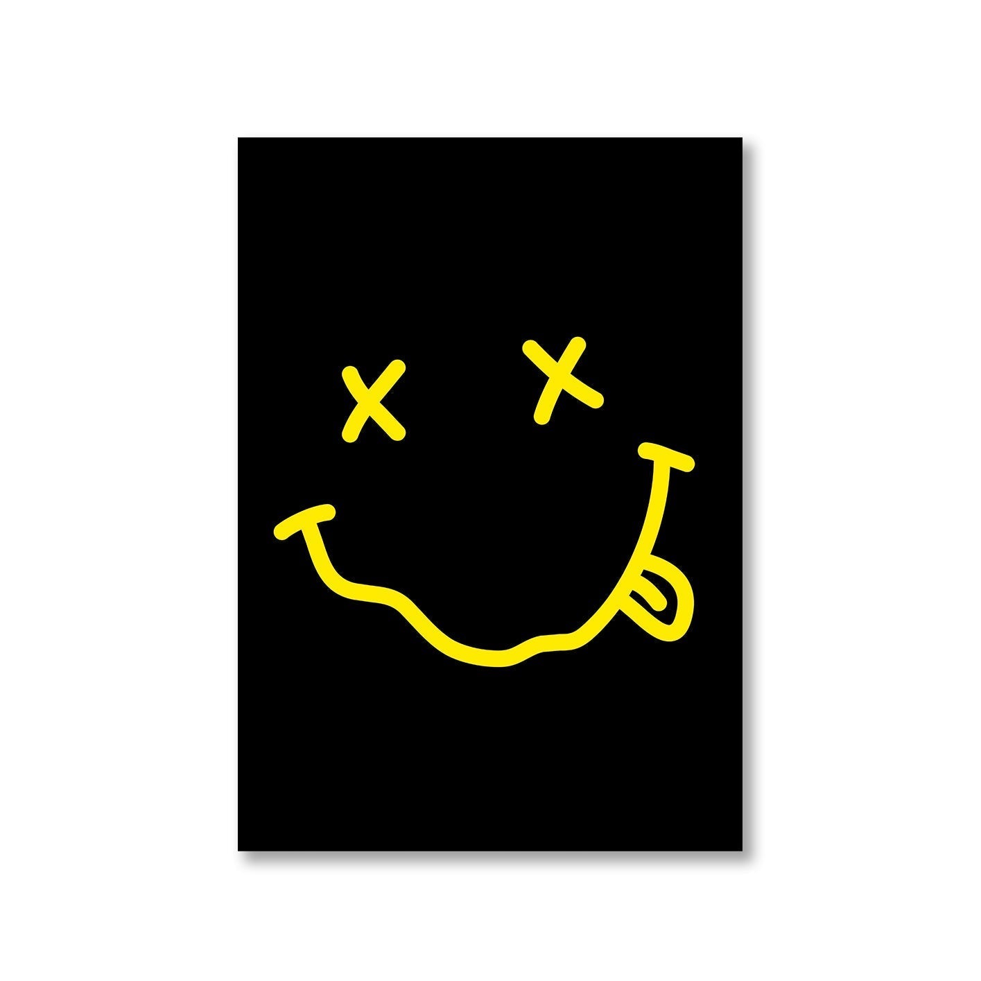 nirvana the grin poster wall art buy online united states of america usa the banyan tee tbt a4