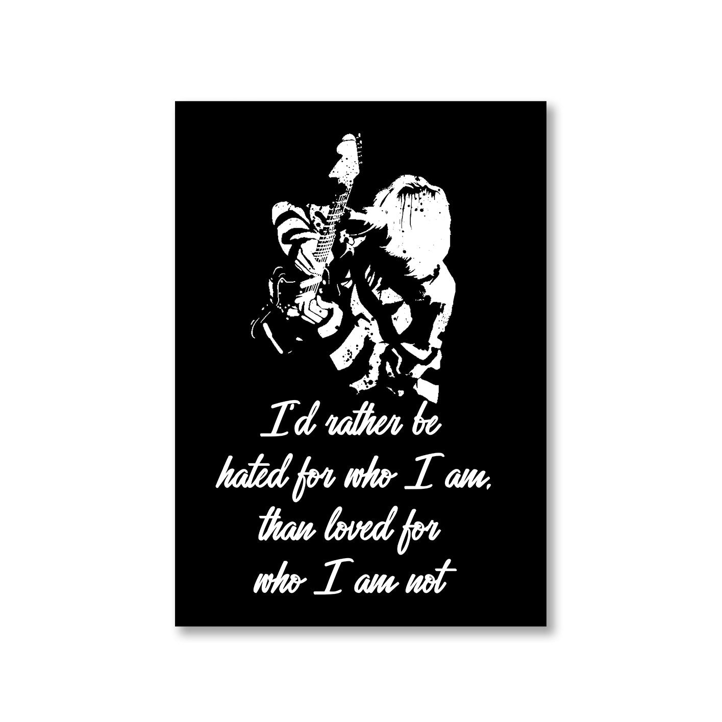 nirvana who i am poster wall art buy online united states of america usa the banyan tee tbt a4