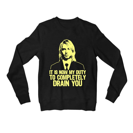 nirvana drain you sweatshirt upper winterwear music band buy online united states usa the banyan tee tbt men women girls boys unisex black