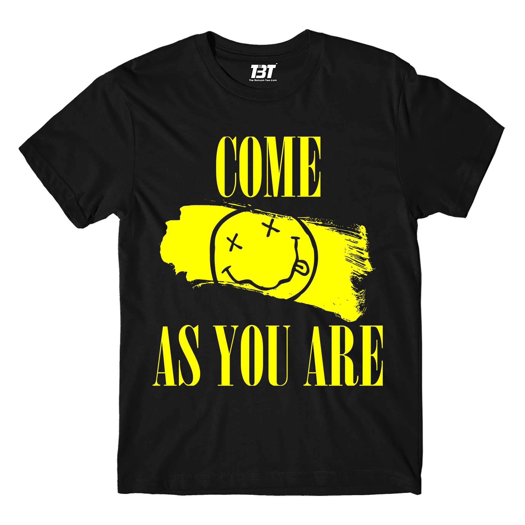 nirvana as you are t-shirt music band buy online united states of america usa the banyan tee tbt men women girls boys unisex black