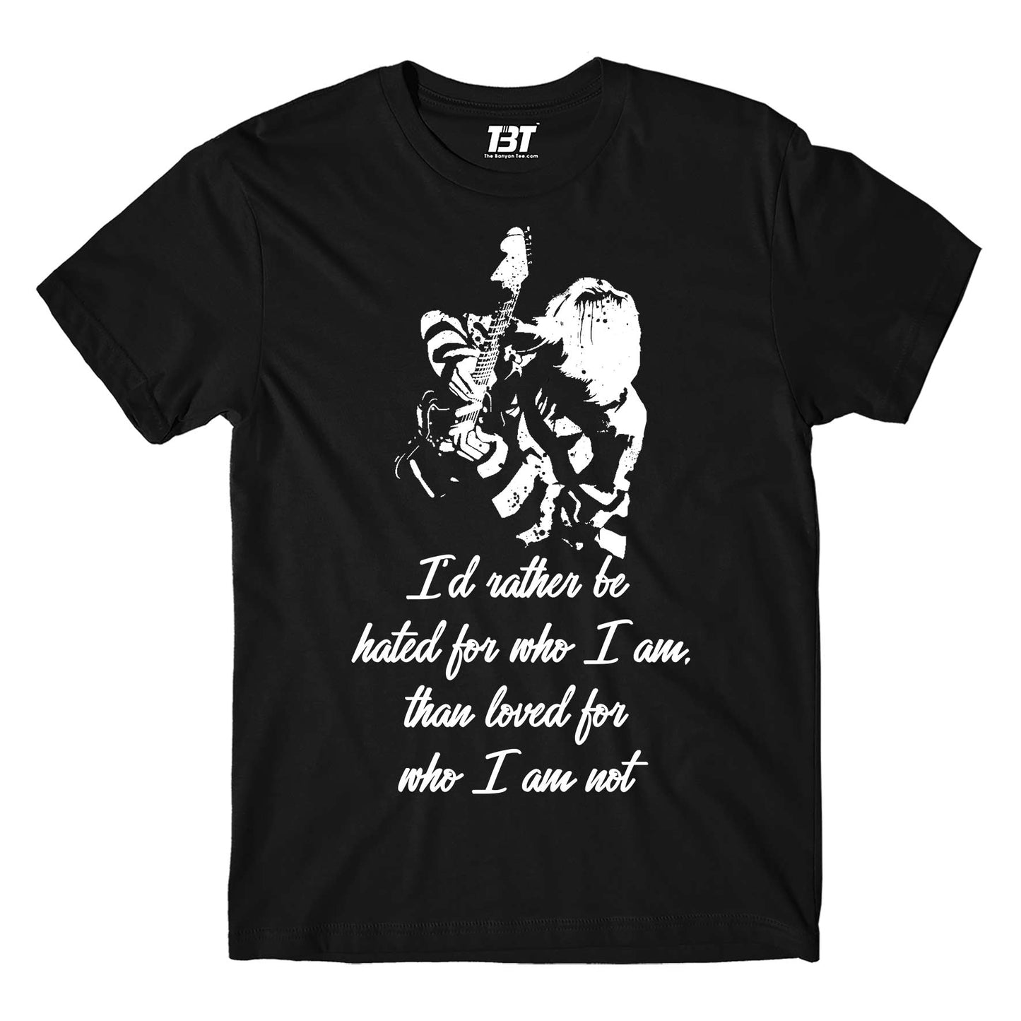 nirvana who i am t-shirt music band buy online usa united states the banyan tee tbt men women girls boys unisex black