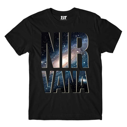 nirvana t-shirt music band buy online united states of america usa the banyan tee tbt men women girls boys unisex black
