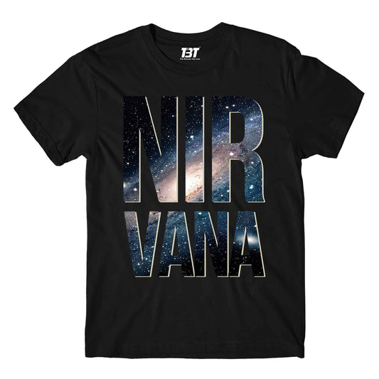 nirvana t-shirt music band buy online united states of america usa the banyan tee tbt men women girls boys unisex black