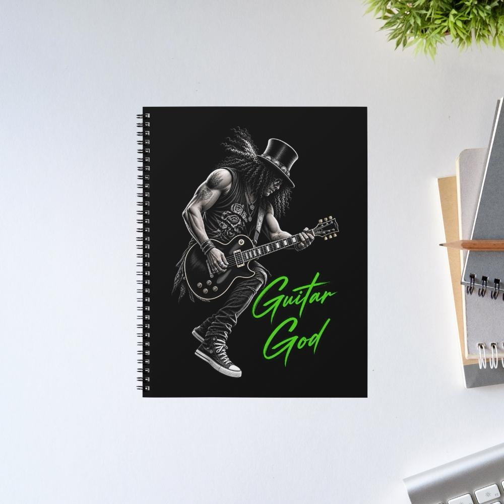 guns n' roses guitar god notebook notepad diary buy online united states usa the banyan tee tbt unruled 
