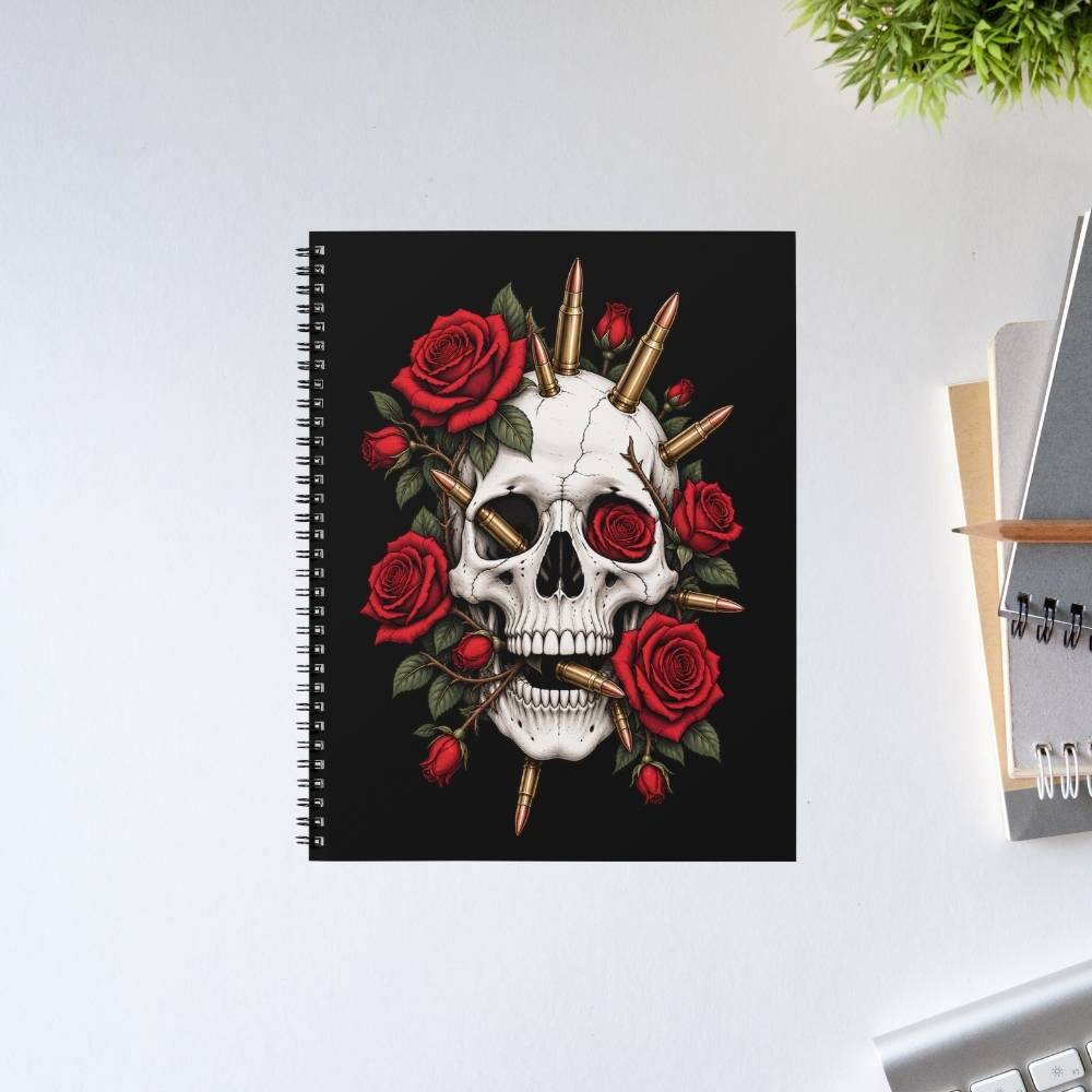 guns n' roses bullet bloom notebook notepad diary buy online united states usa the banyan tee tbt unruled 