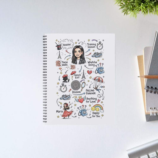 dua lipa du-dle notebook notepad diary buy online united states usa the banyan tee tbt unruled 