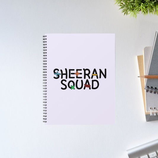 ed sheeran squad notebook notepad diary buy online united states of america usa the banyan tee tbt unruled