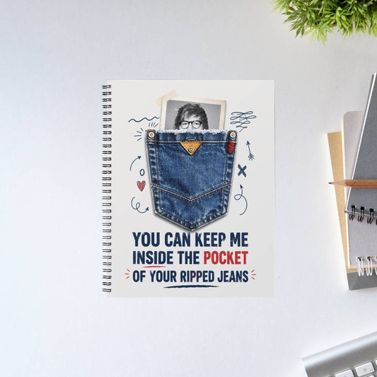 ed sheeran you can keep me notebook notepad diary buy online united states usa the banyan tee tbt unruled 