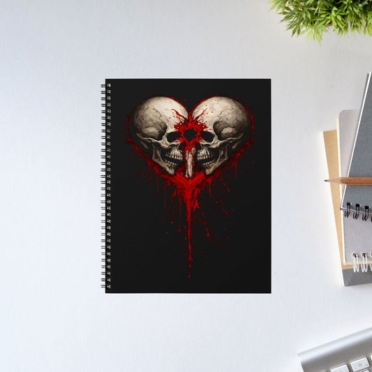 bullet for my valentine bullet heart notebook notepad diary buy online united states usa the banyan tee tbt unruled 