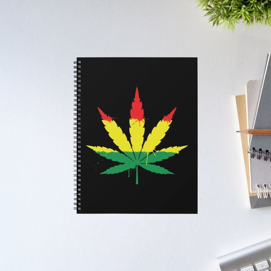 bob marley unity leaf notebook notepad diary buy online united states usa the banyan tee tbt unruled 