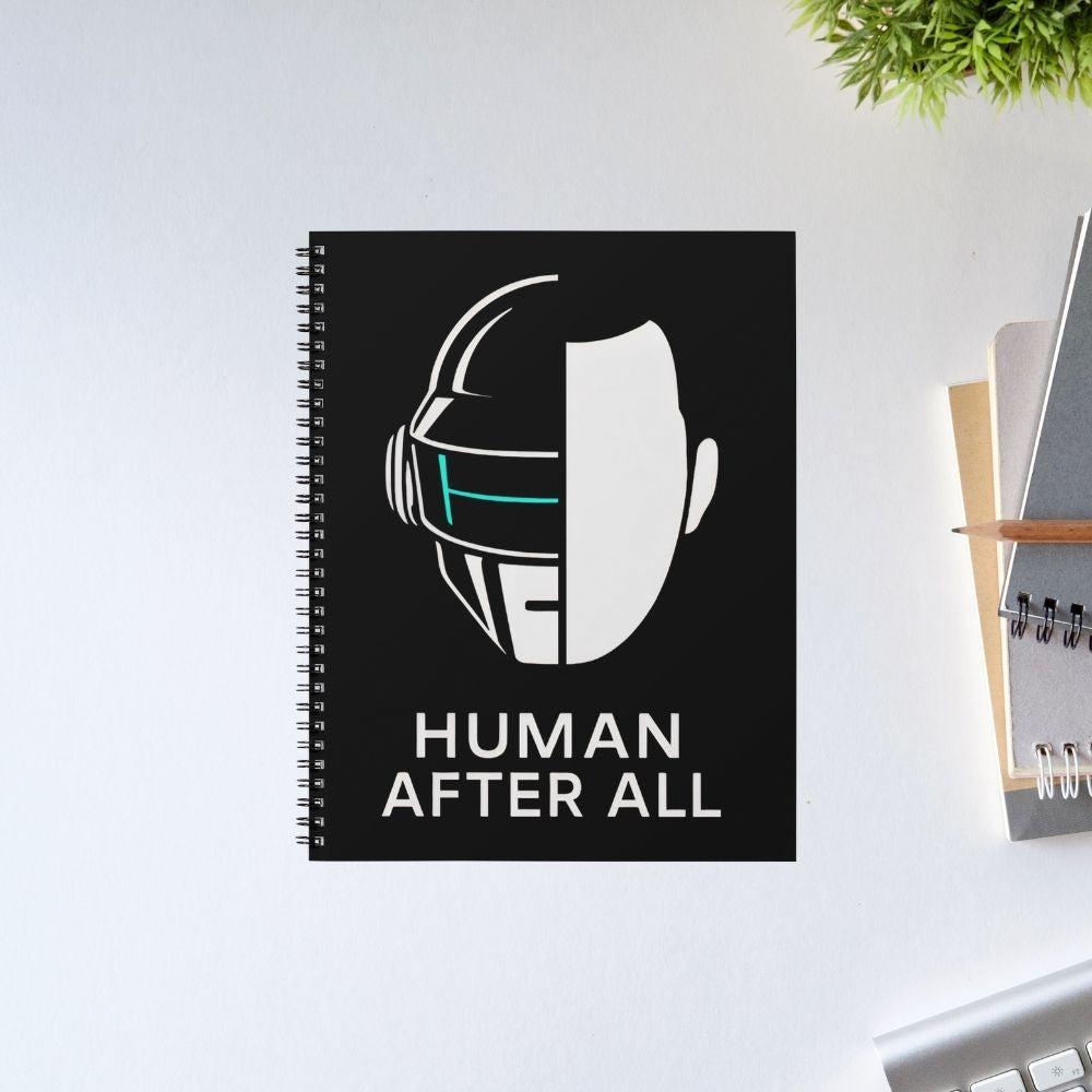 daft punk human after all notebook notepad diary buy online united states of america usa the banyan tee tbt unruled