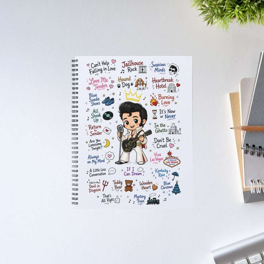 elvis presley rockabilly doodle notebook notepad diary buy online united states usa the banyan tee tbt unruled 