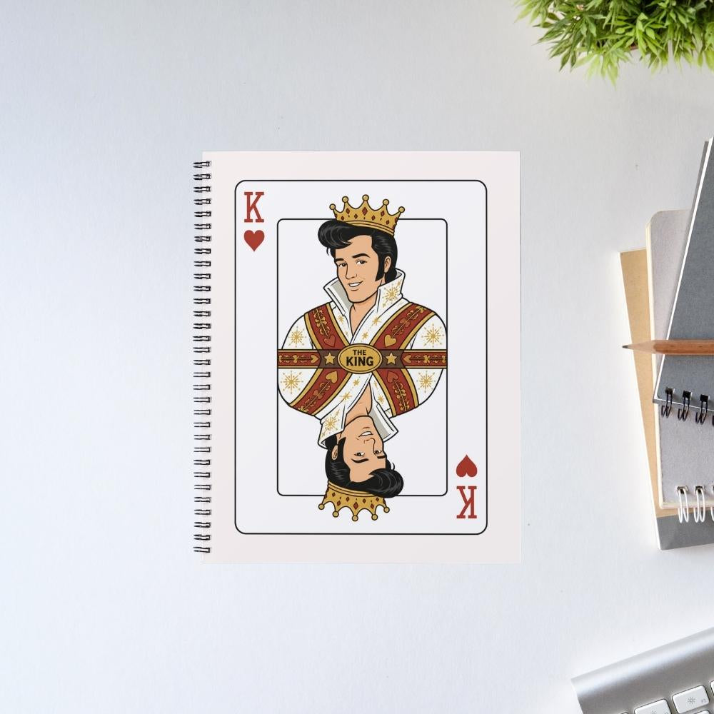 elvis presley the king of rock and roll notebook notepad diary buy online united states usa the banyan tee tbt unruled 